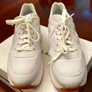 NEVER Worn Voile Blanch White Napa platform Sneakers.